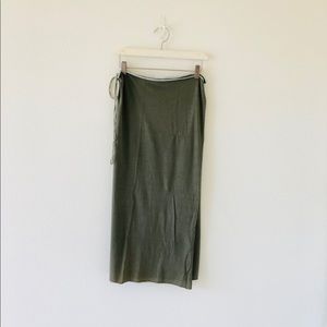 Martin Margiela 6 long wrap skirt